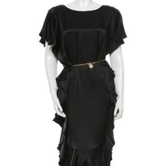 Thomas Wylde Dresses & Skirts - Thomas Wylde Black Ruffle Dress
